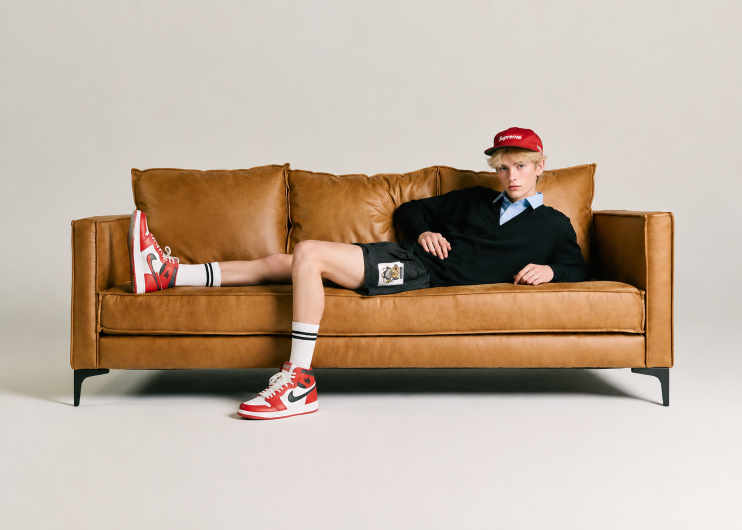 Secondary Archive fashion sofa editorial